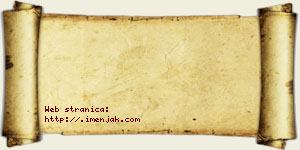 Danica Stošić vizit kartica